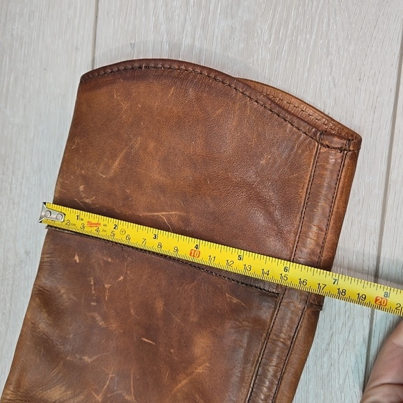 Frye Women 4001 Tall Leather Riding Boots shoes sz 6B - Picture 11 of 13